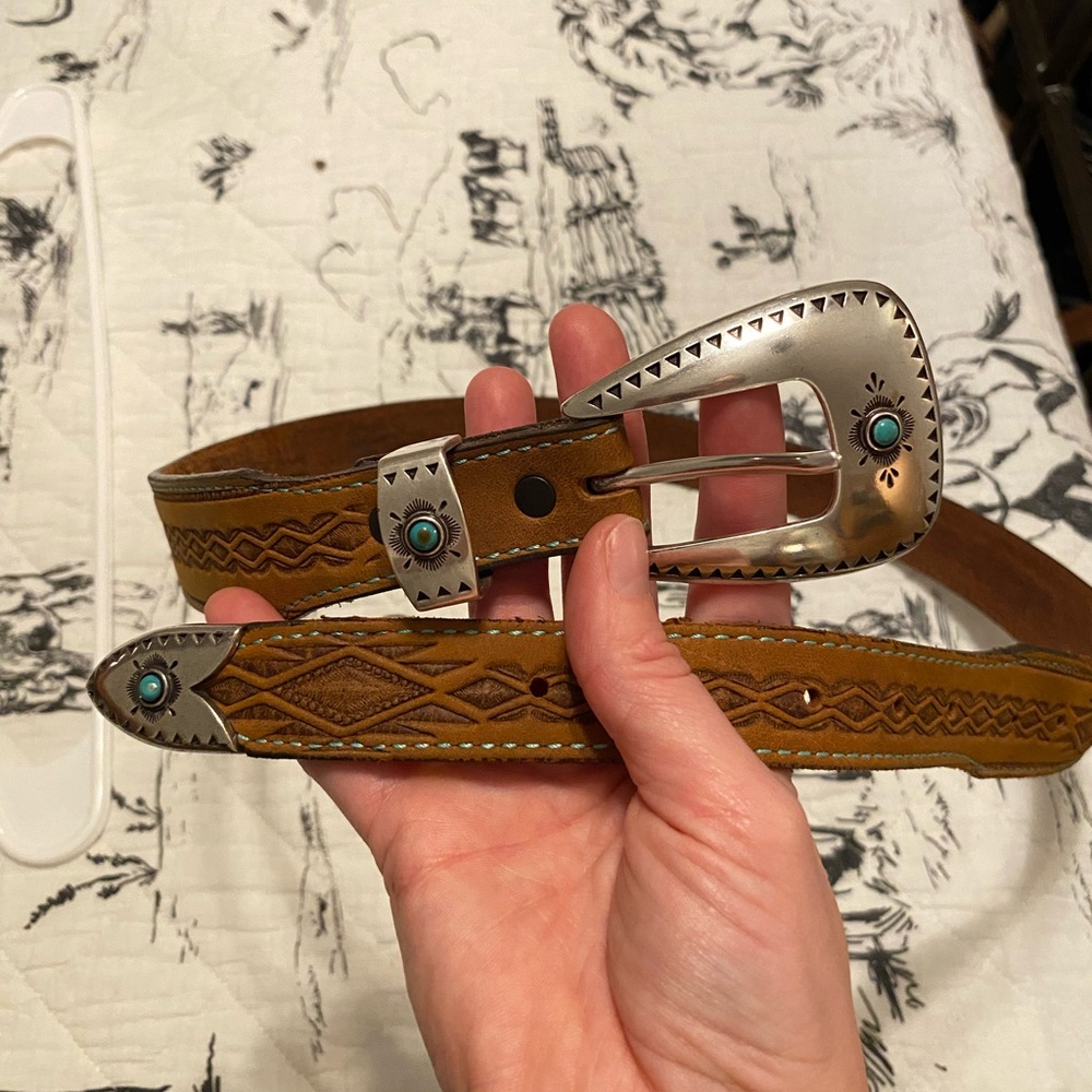 Tony Llama Leather Belt